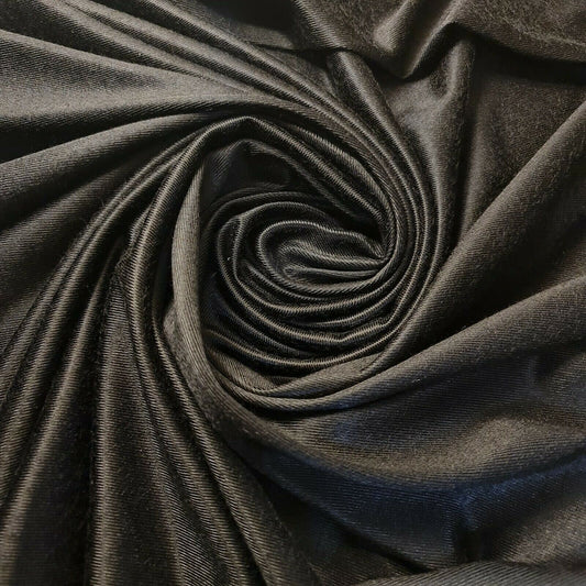 Black Sweatshirt T-shirt Viscose Brushed Fabric Hoodie Jersey School Material58"