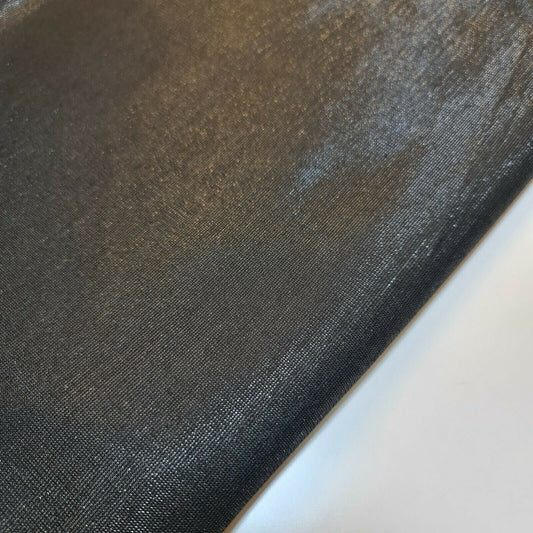 Black Shimmer Viscose Material Christmas Dress Shinny Stretch Glitter Fabric 58"