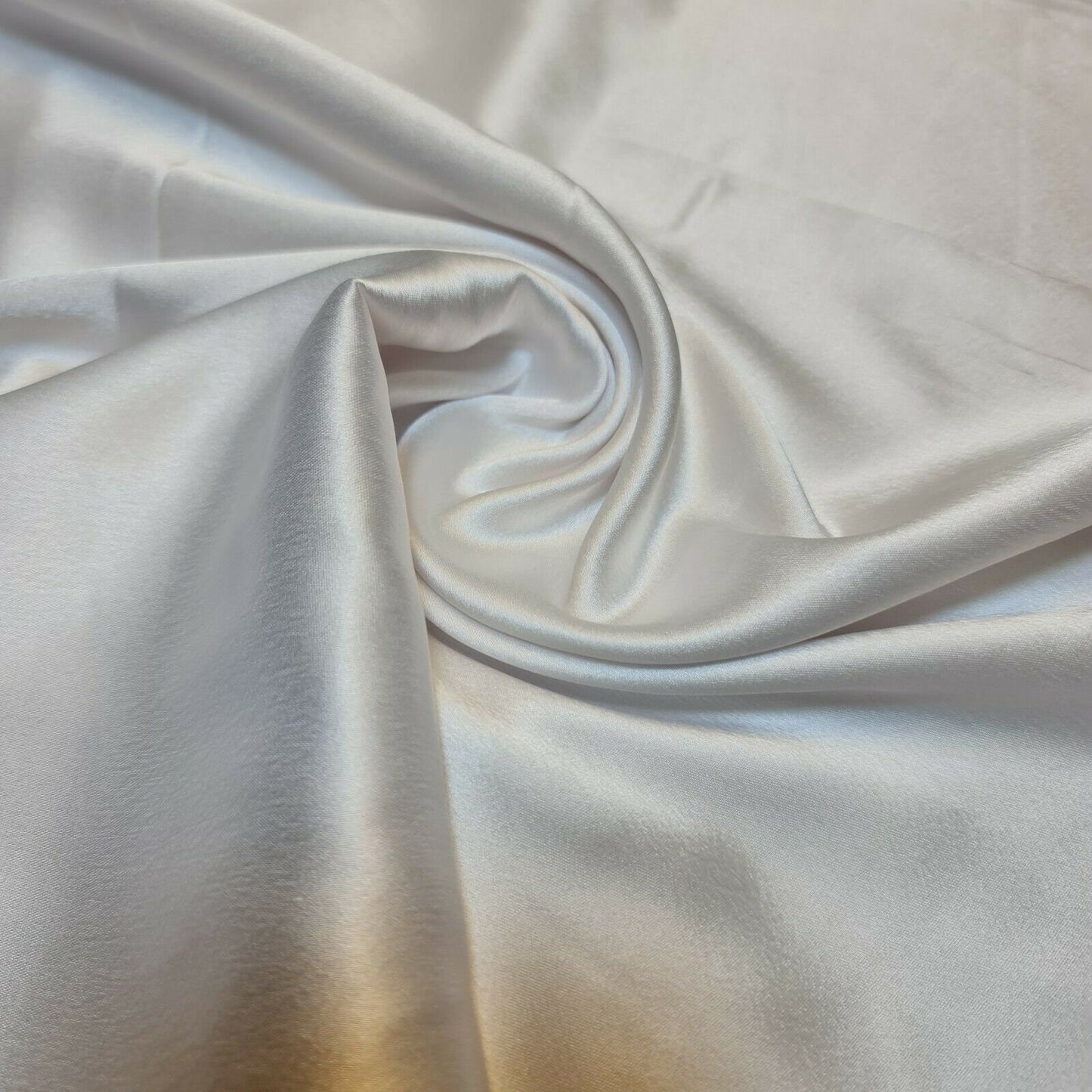 Glossy Charmeuse Silk Satin Bridal Dress Polyester Lining Craft Fabric 44" Meter