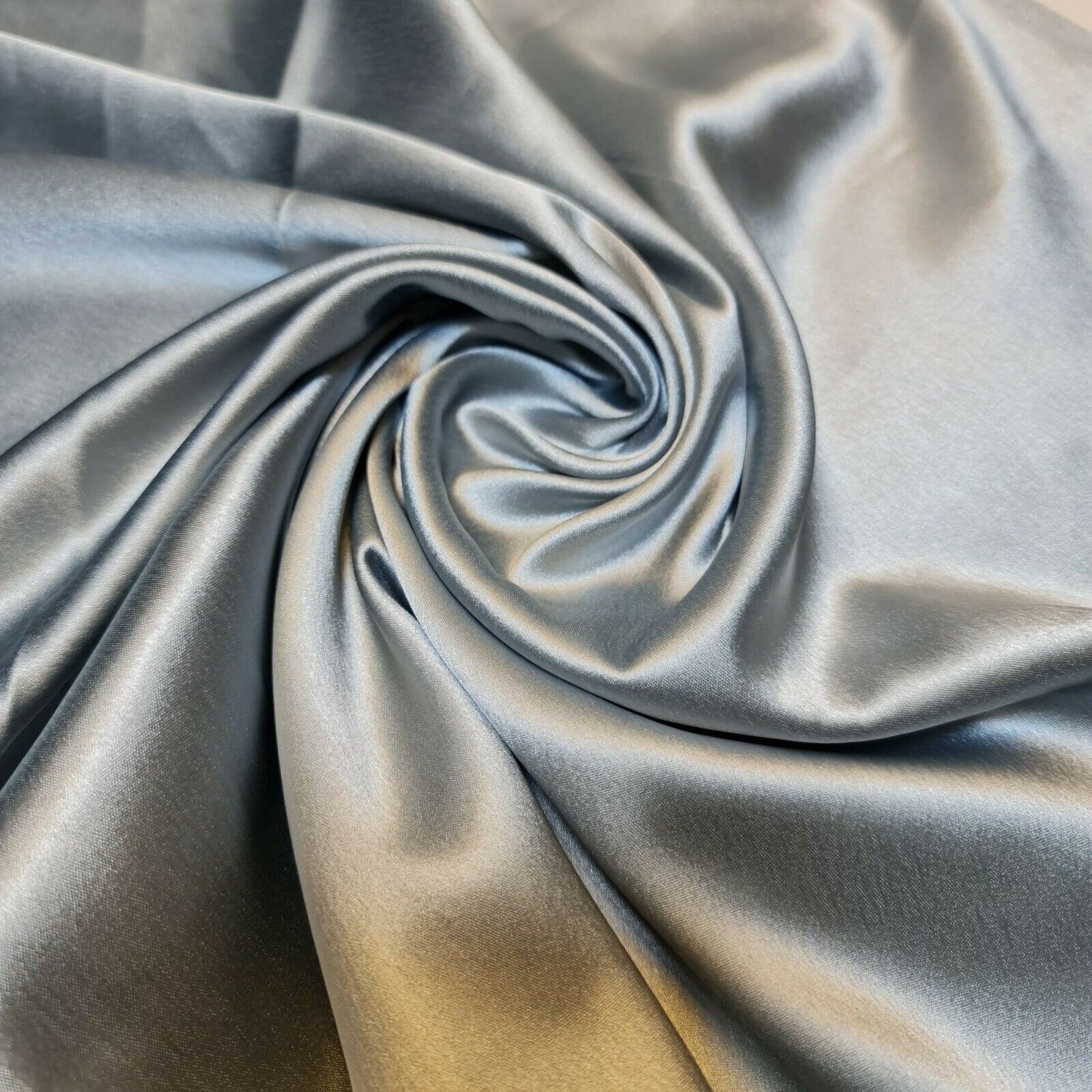 Glossy Charmeuse Silk Satin Bridal Dress Polyester Lining Craft Fabric 44" Meter