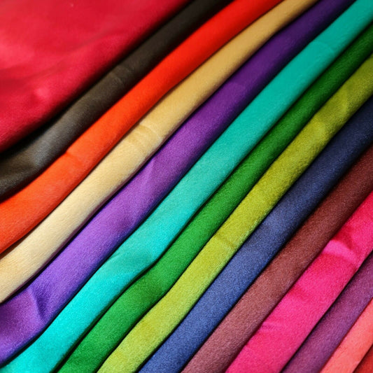 Glänzender Charmeuse Seidensatin Brautkleid Polyester Futter Bastelstoff 44" Meter