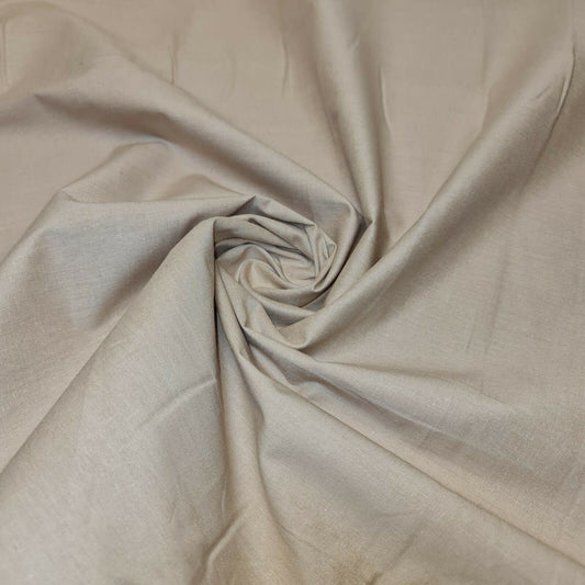 100% Cotton Fabric Plain Dyed Craft Dress Lining Quilting Material 44" By The Meter