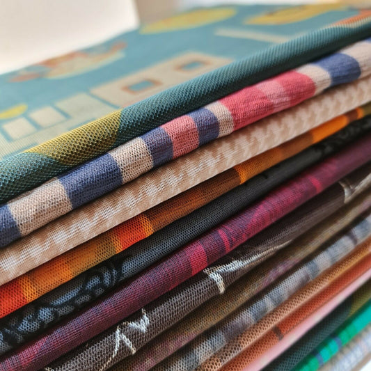 Power Net Stoff Premium Druck transparent 4-Wege-Stretch Mesh Futter Kleid Material 58'' pro Meter