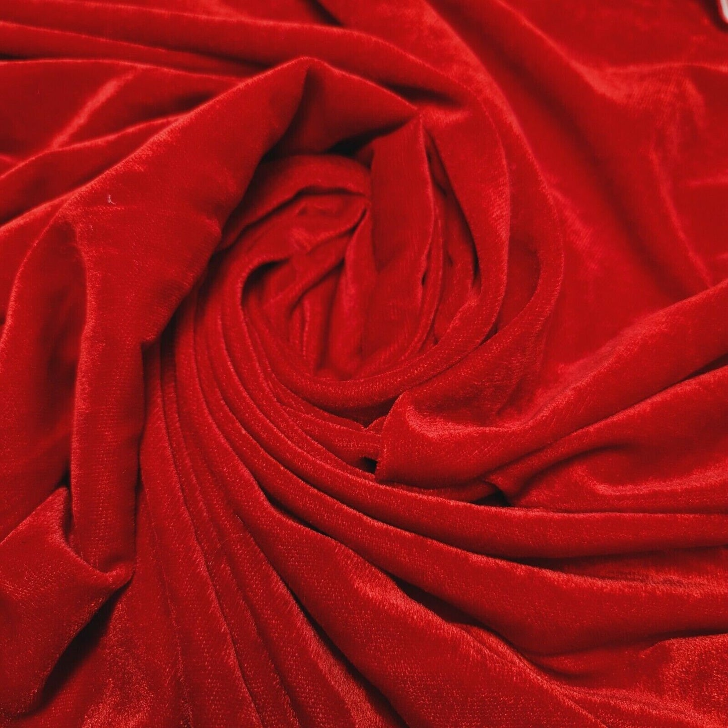 3 Crown Triple Velvet Fabric Non Stretch Dress Craft Wedding Decor Furnish 44"