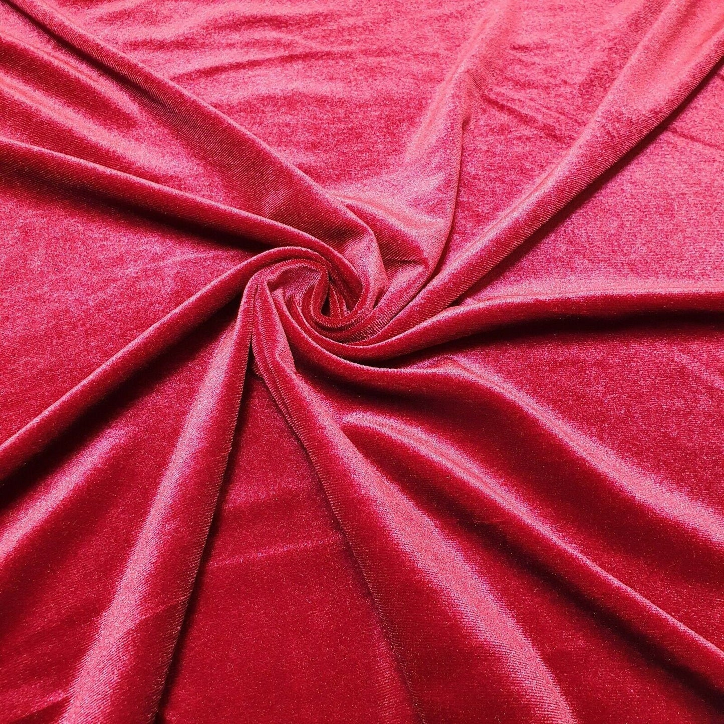 Plain Velvet Quality Soft Velour Premium Stretch Dress Fabric Material 58" Wide