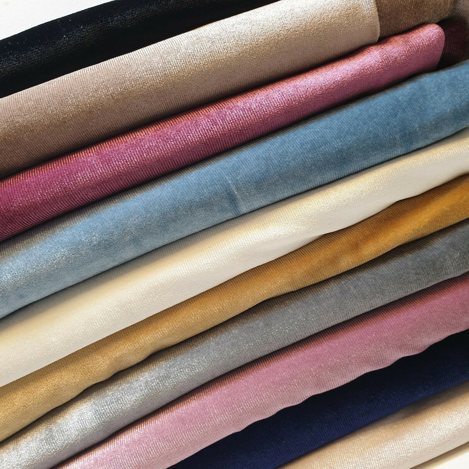 Plain Velour Stretch Fabric