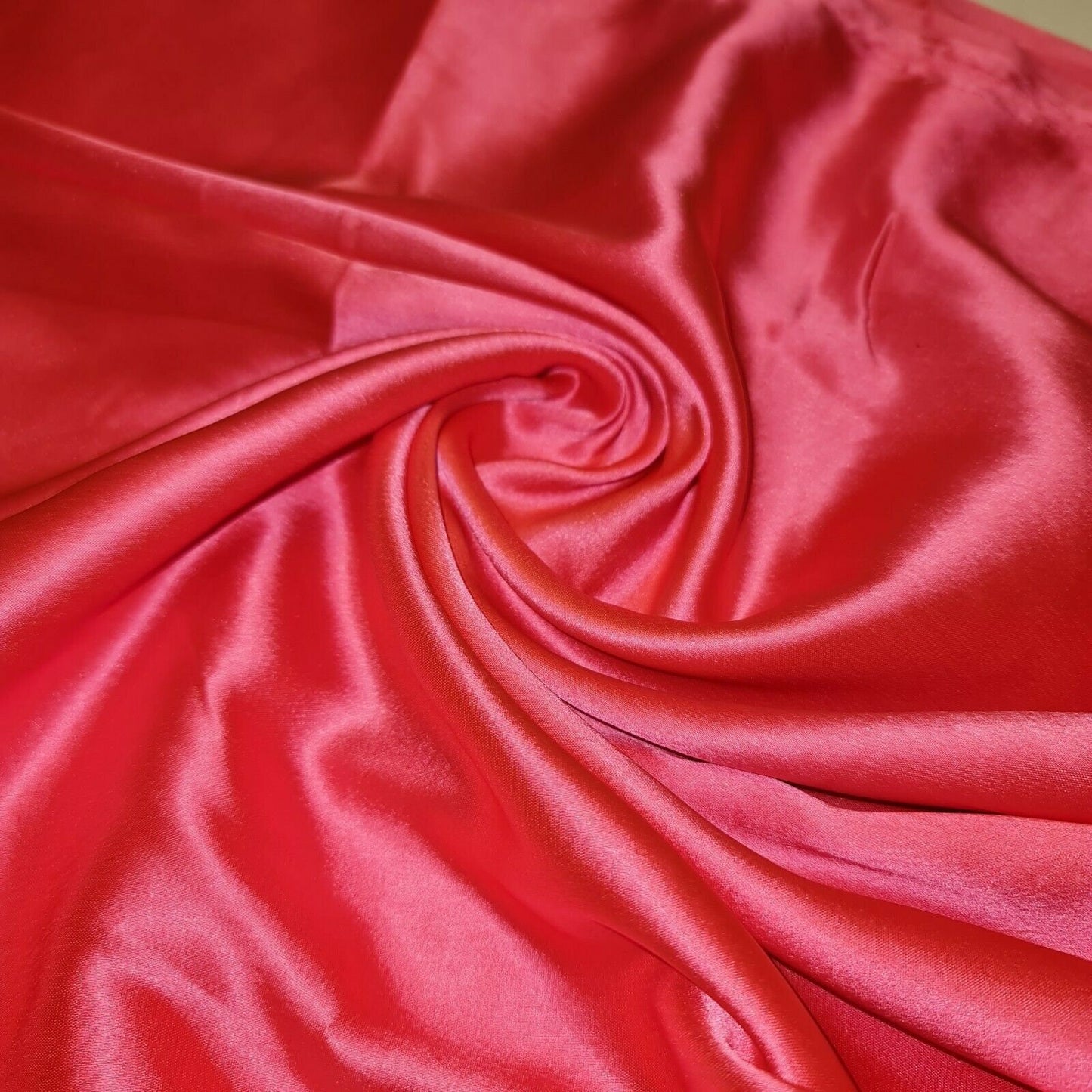 Glossy Charmeuse Silk Satin Bridal Dress Polyester Lining Craft Fabric 44" Meter