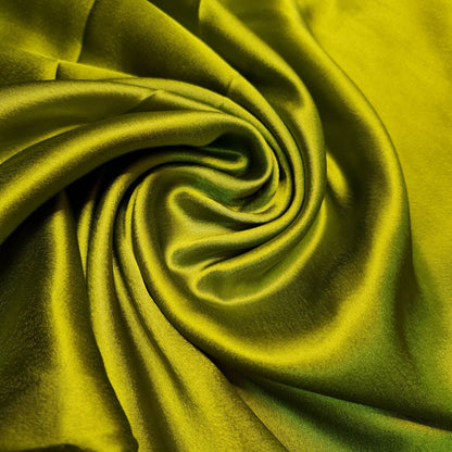 Glossy Charmeuse Silk Satin Bridal Dress Polyester Lining Craft Fabric 44" By The Meter