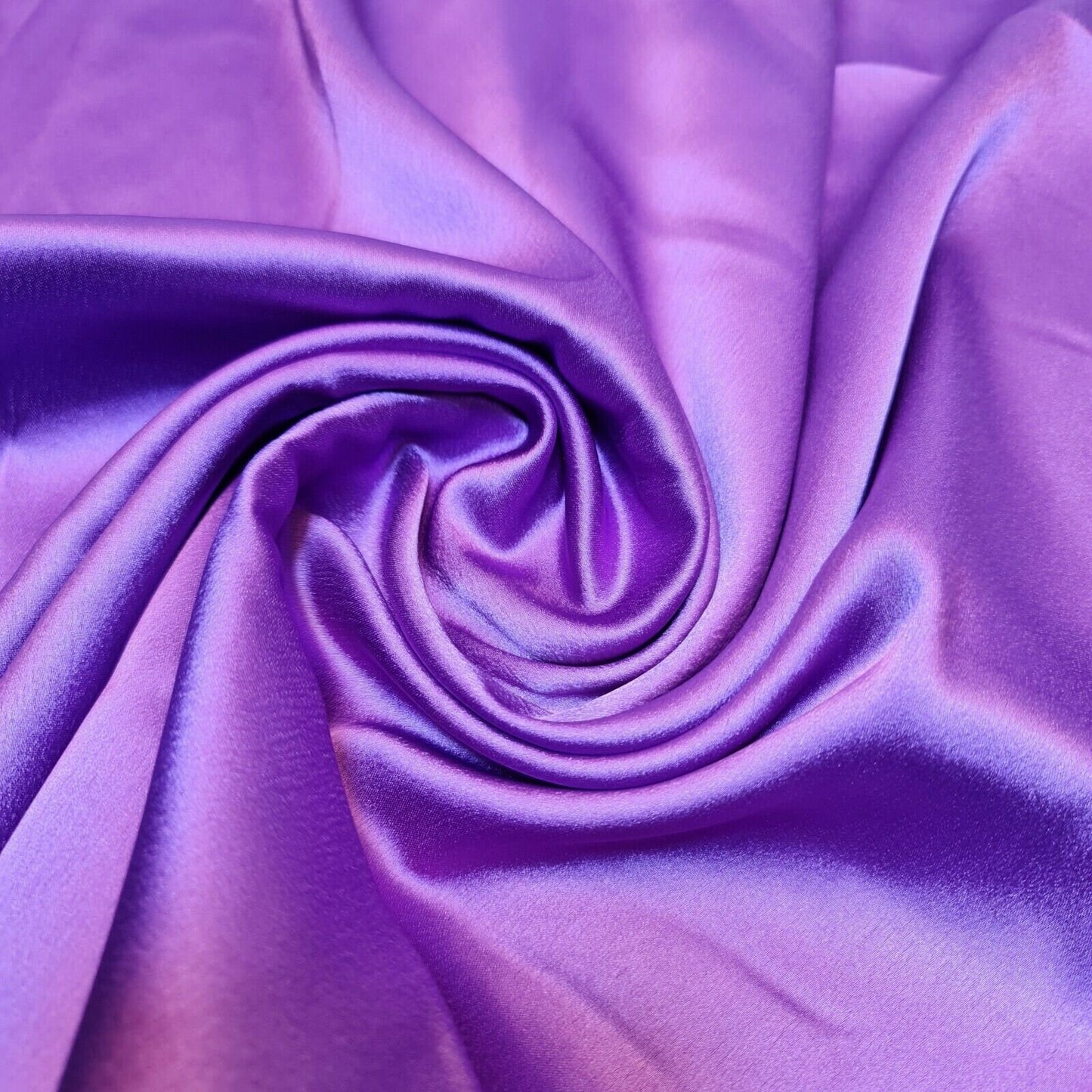 Glossy Charmeuse Silk Satin Bridal Dress Polyester Lining Craft Fabric 44" Meter