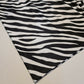 Zebra Black White ITY Jersey Fabric 58" Elastane 4 Way Stretch Dress Meter