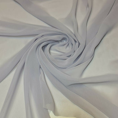 Transparenter Poly-Crêpe-Chiffon-Stoff, halbtransparent, für drapierte Kleider, Bastelmaterial, 111,8 cm