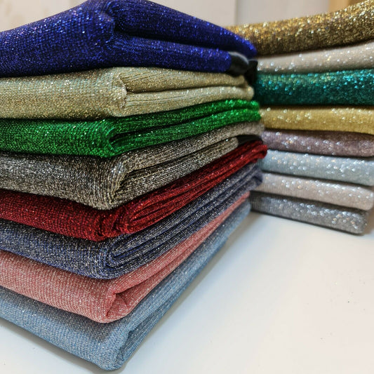 Schimmernder, glänzender Stretch-Glitzer-Nylonstoff für Hintergrund und Tischdekoration, Mondlicht, 147,3 cm