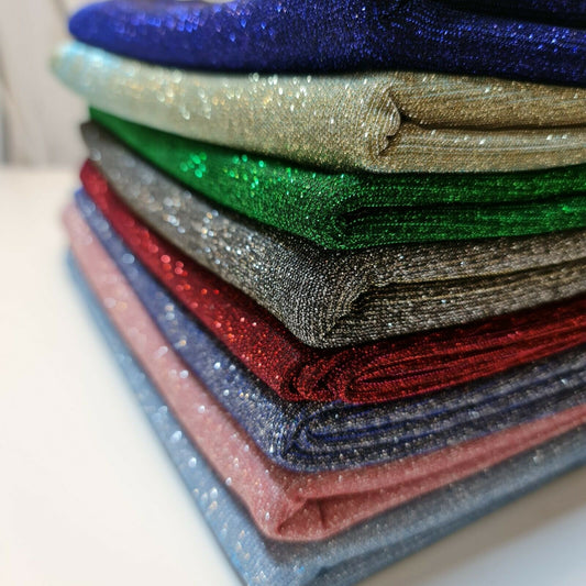 Schimmernder, glänzender Stretch-Glitzer-Nylonstoff für Hintergrund und Tischdekoration, Mondlicht, 147,3 cm