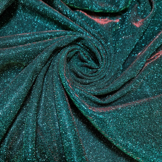 Schimmernder, glänzender Stretch-Glitzer-Nylonstoff für Hintergrund und Tischdekoration, Mondlicht, 147,3 cm