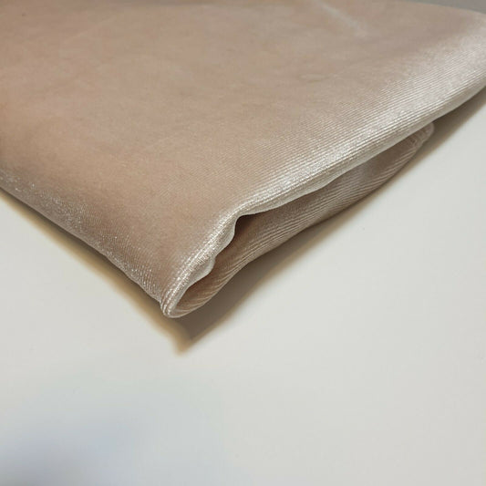 Einfarbiger, weicher Samtstoff in Premium-Stretchqualität, Kleiderstoff, 147,3 cm breit