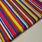 Rainbow Stripe Fabric 100% Cotton Jersey Stretch PRIDE Multi Colour Material 58"