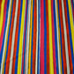 Rainbow Stripe Fabric 100% Cotton Jersey Stretch PRIDE Multi Colour Material 58"