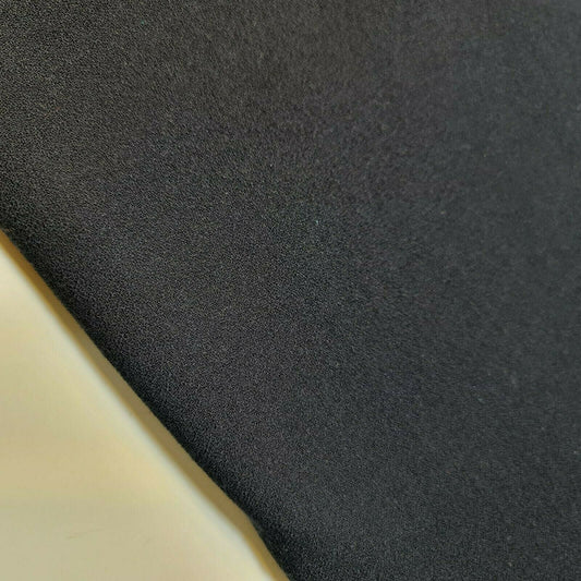 Navy Blue Crepe Lining Fabric Soft Touch Dress 58" Clearance Per Metre