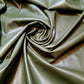 Khaki Green Leather Look Matt PVC Spandex Latex Stretch Dress/Craft Fabric 58"