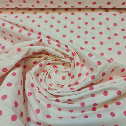 100% Cotton Baby Ivory Leopard Ditsy Floral Dress Craft Material 44" By The Meter