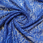Cord Lace Crochet Glitter Embroidery Floral Bridal Dress Craft Fabric 58" Meter