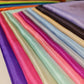 45 Colours Plain Coloured Habotai Silk Lining Fabric Pure Polyester 150cm Wide