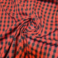 Premium 100% Cotton Gingham 1/4" Khadi Soft Linen Handloom Fabric 42" By Meter