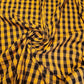 Premium 100% Cotton Gingham 1/4" Khadi Soft Linen Handloom Fabric 42" By Meter