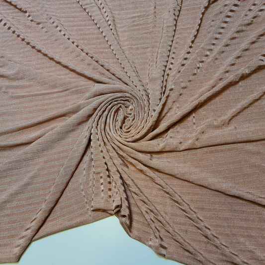 Winterrosa gerippter Viskose-Jersey, Stretch-Kleid, Manschettenstoff, figurbetont, 58" Meter