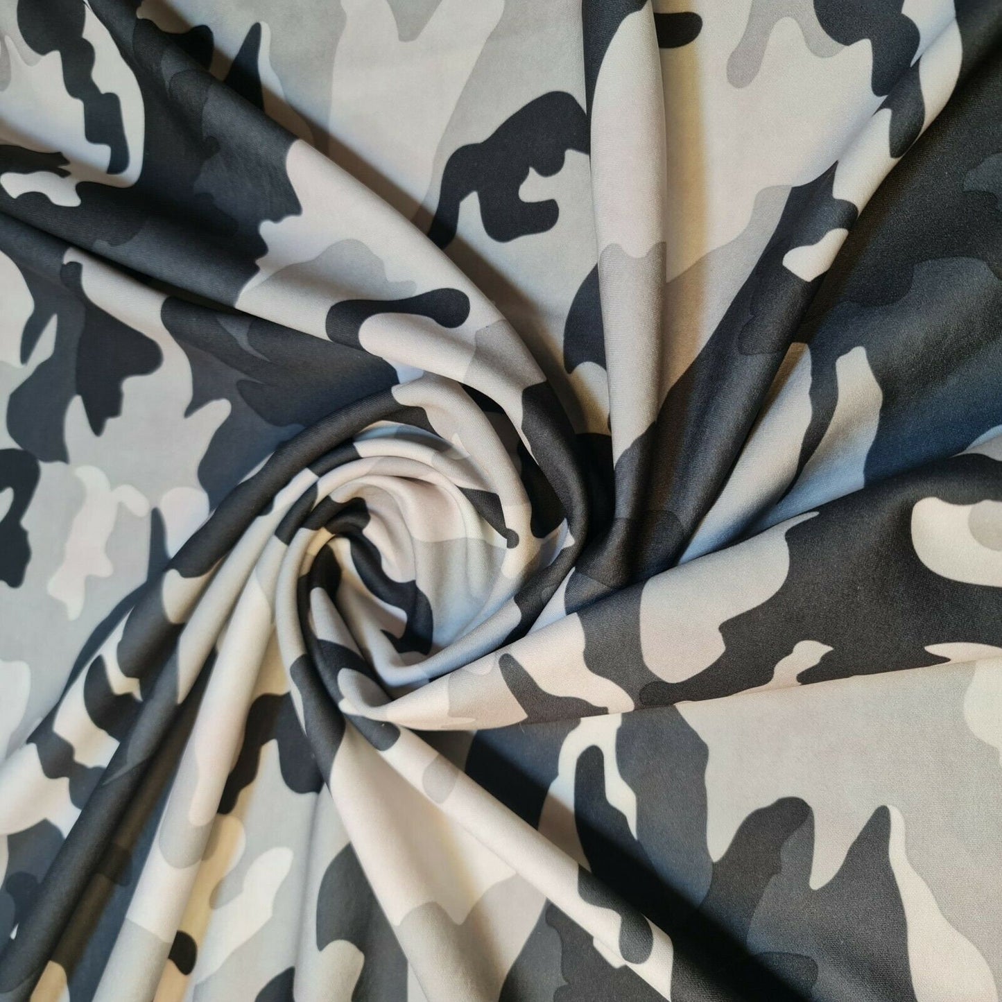 Camo Scuba Material Army Camouflage Print Stretch Dress Craft Jersey Fabric 58"