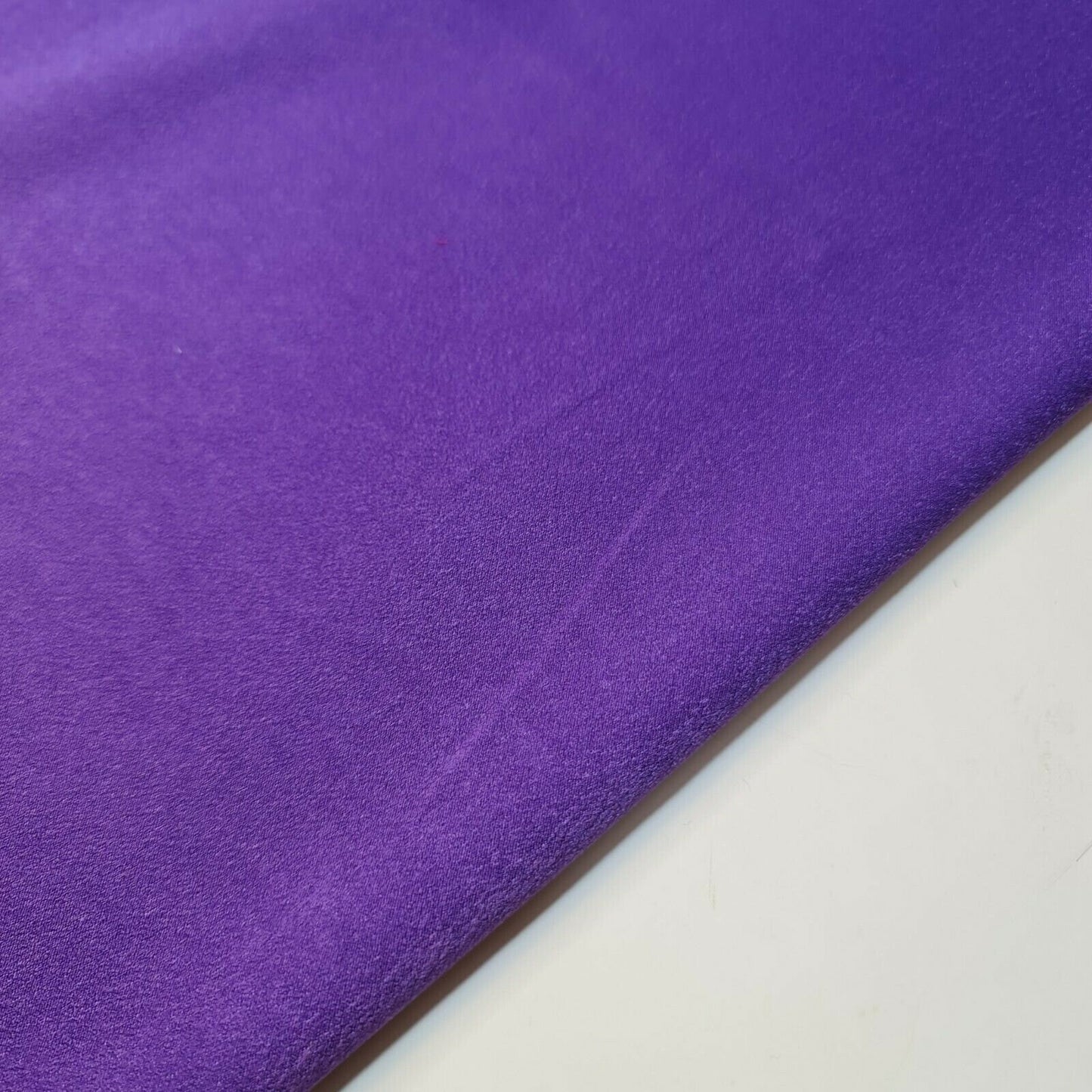 Purple Faux Plain Suede Suedette Dress Craft Soft Fabric Material 58" By Meter