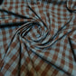 Premium 100% Cotton Gingham 1/4" Khadi Soft Linen Handloom Fabric 42" By Meter