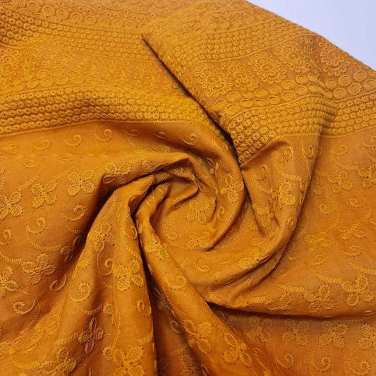 NEU 100 % Baumwolle Lawn Broderie Anglaise Anglais Stickerei Kleid Bastelstoff 44"