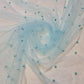 Tulle Beaded Pearl Lace Net Fabric Bridal Veil Wedding Backdrop Décor 58" Meter