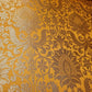 Ornamental Floral Gold Metallic Print Indian Banarasi Brocade Fabric Design-E TS