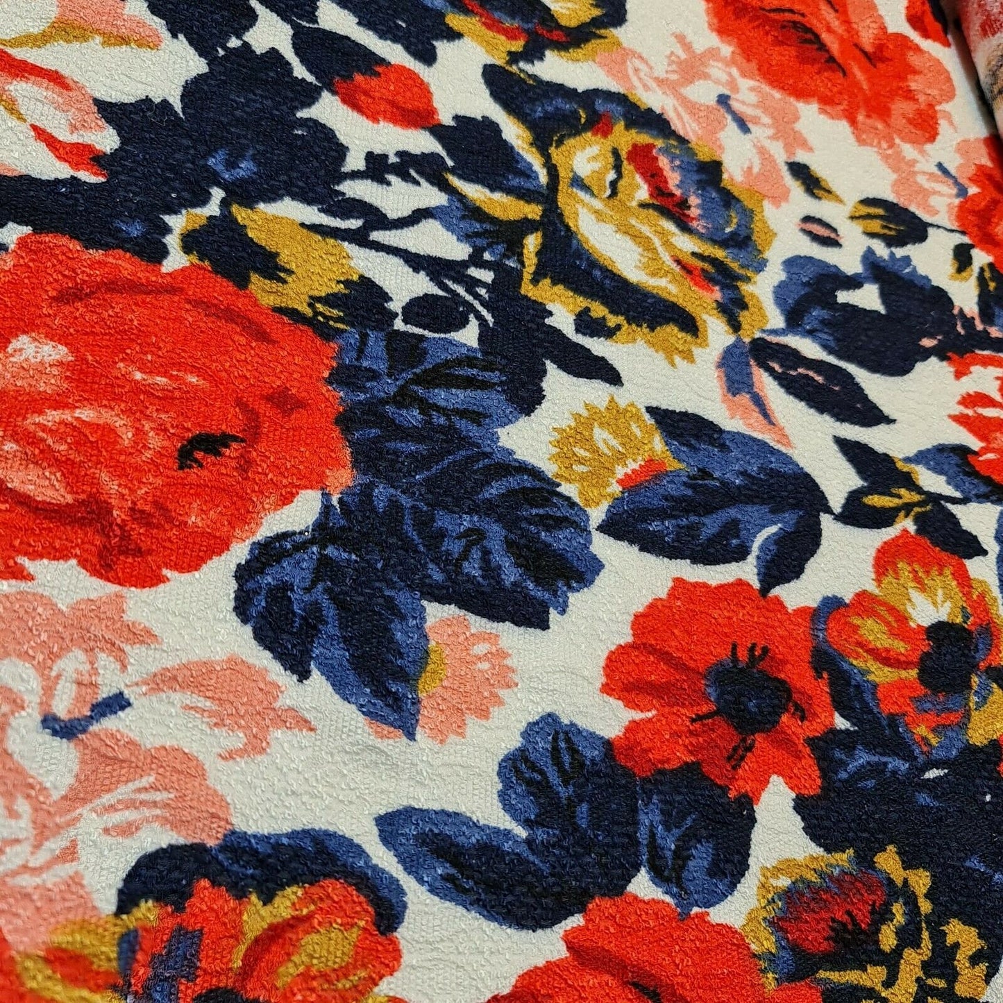 Floral Ponte Roma Knit Dress Material Premium Fabric 40" WIDE