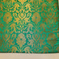 jade floral brocade fabric material uk