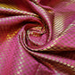 magenta brocade fabric uk for dressmaking and craft