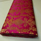 magenta brocade fabric uk