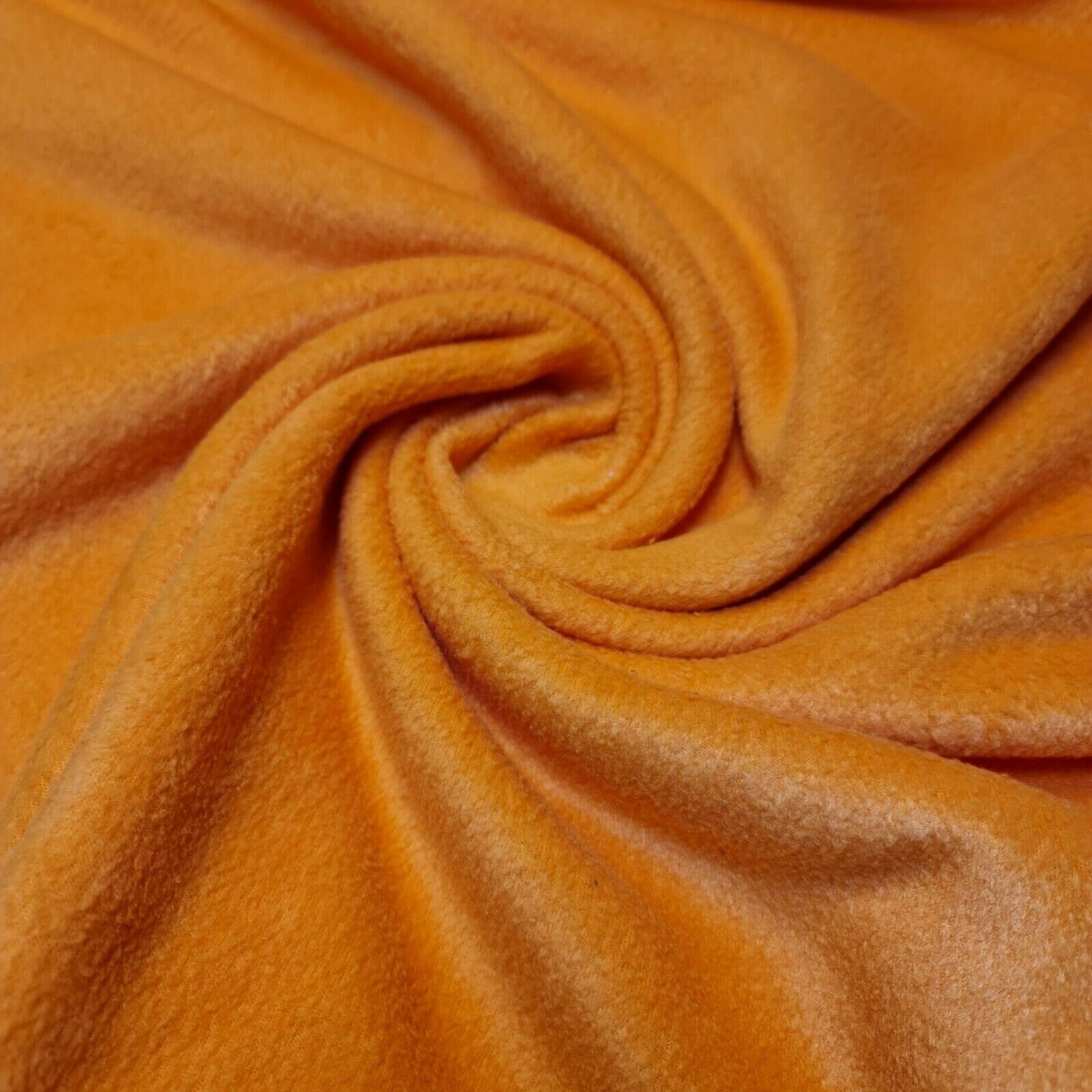 orange polar fleece fabric uk
