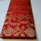 red brocade fabric uk