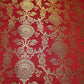 red indian brocade fabric uk
