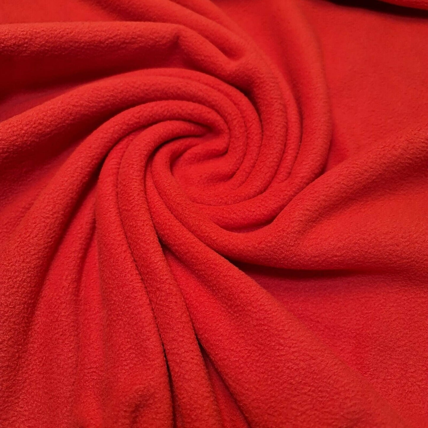 red polar fleece fabric uk