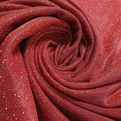 red shimmer fabric for backdrops, decor, and dressmaking