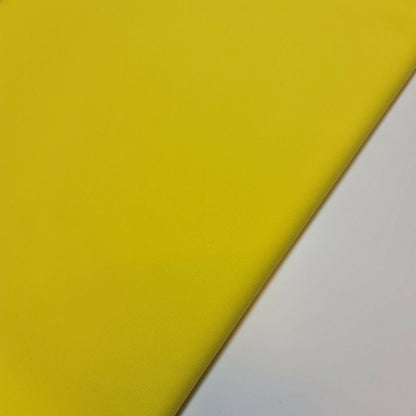 yellow scuba crepe fabric sold by meter online in uk by I need fabric brand